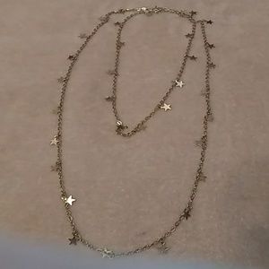 Long enfinity star necklace